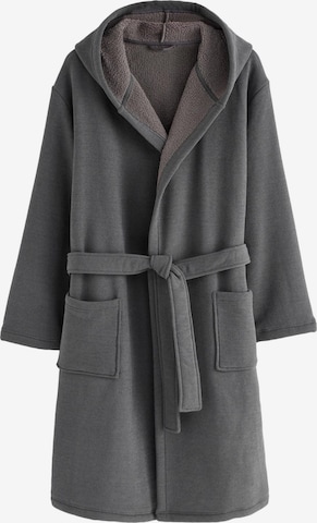 NextDugi kupaći ogrtač - siva boja: prednji dio