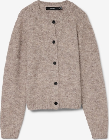 VERO MODA Knit cardigan 'VMNOVAH' in Beige: front