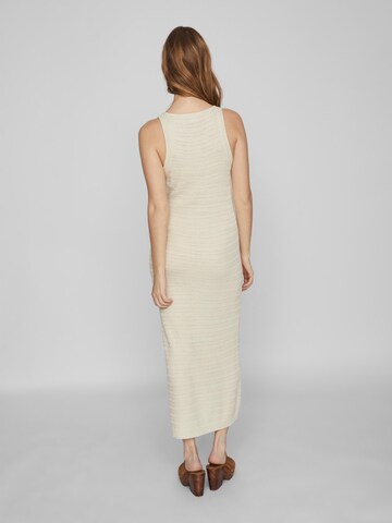 VILA Knitted dress 'Margot' in Beige