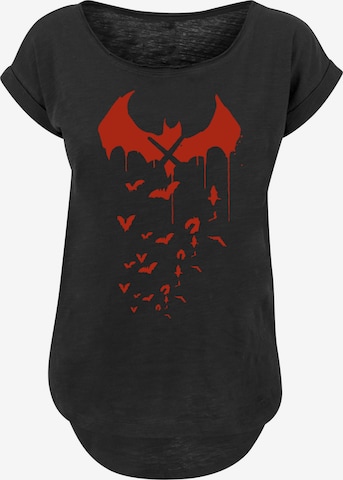 F4NT4STIC T-Shirt 'DC Comics Batman Arkham Knight Bats X Drip' in Schwarz: Vorderseite