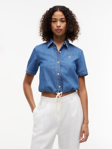 TOMMY HILFIGER Pluus 'MIA', värv sinine: eest vaates