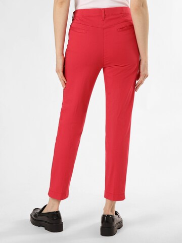 BRAX Regular Pleated Pants 'Lorella' in Red