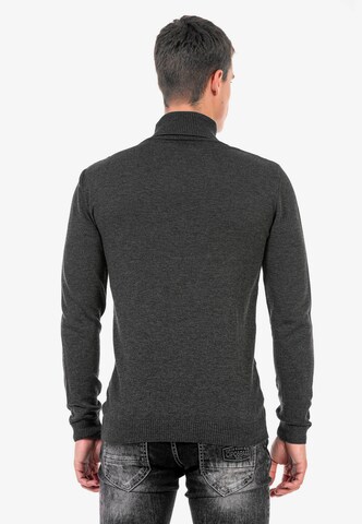 CIPO & BAXX Rollkragenpullover in Grau