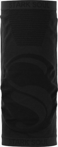 Sciarpa sportiva di Stark Soul in nero: frontale