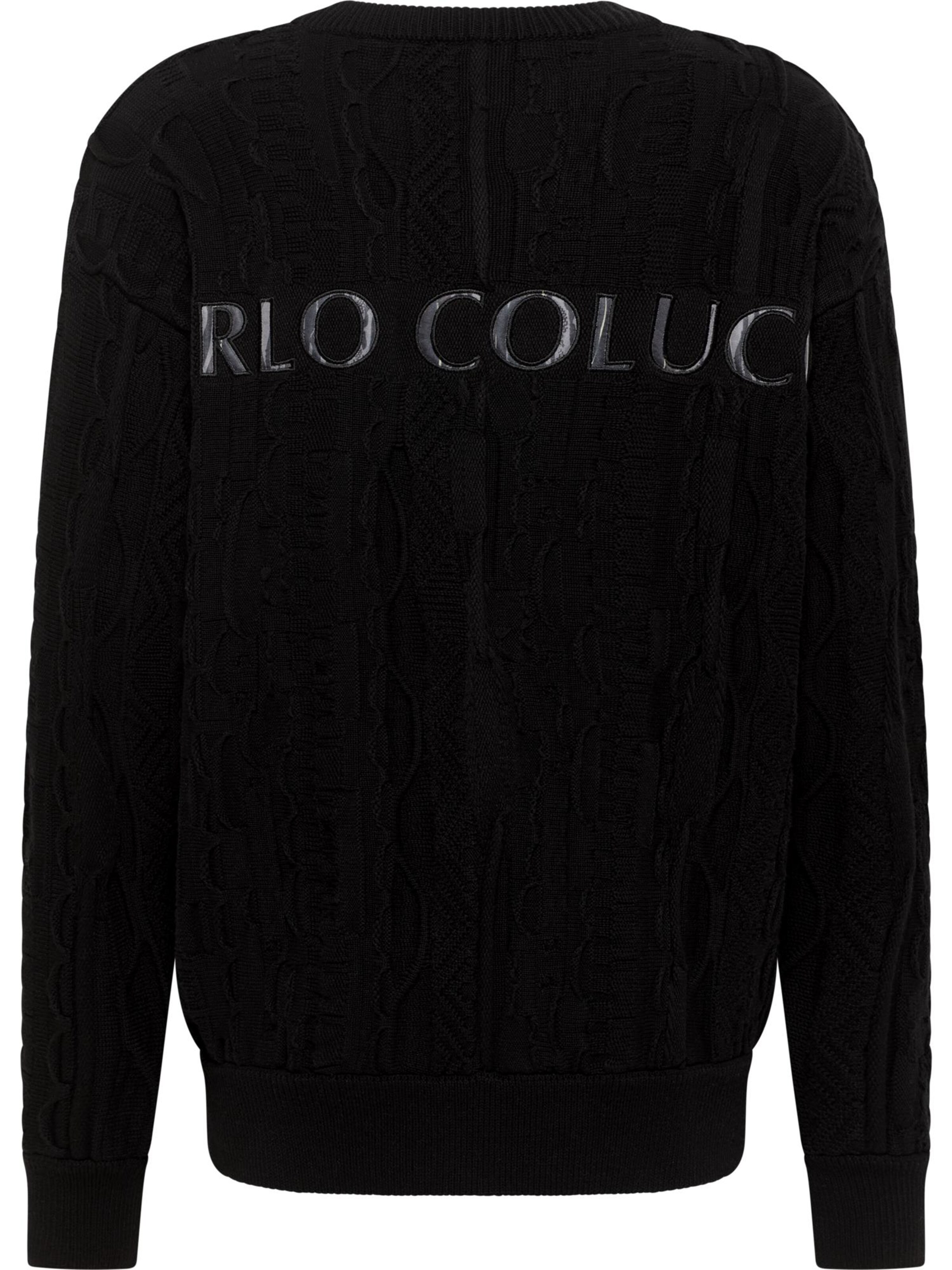 Carlo Colucci Trui 'Dima' in Zwart