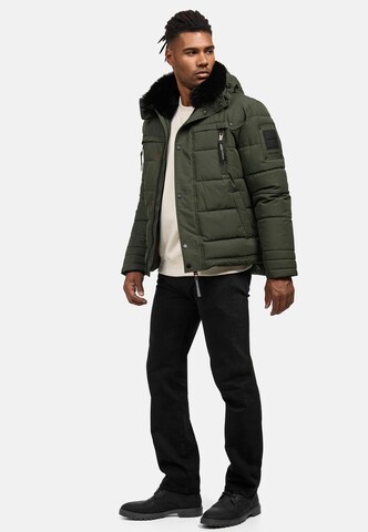 STONE HARBOUR Winter Jacket 'Witaas' in Green