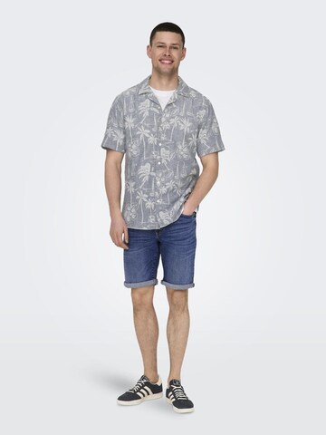 Only & Sons - Slimfit Vaquero 'Ply' en azul
