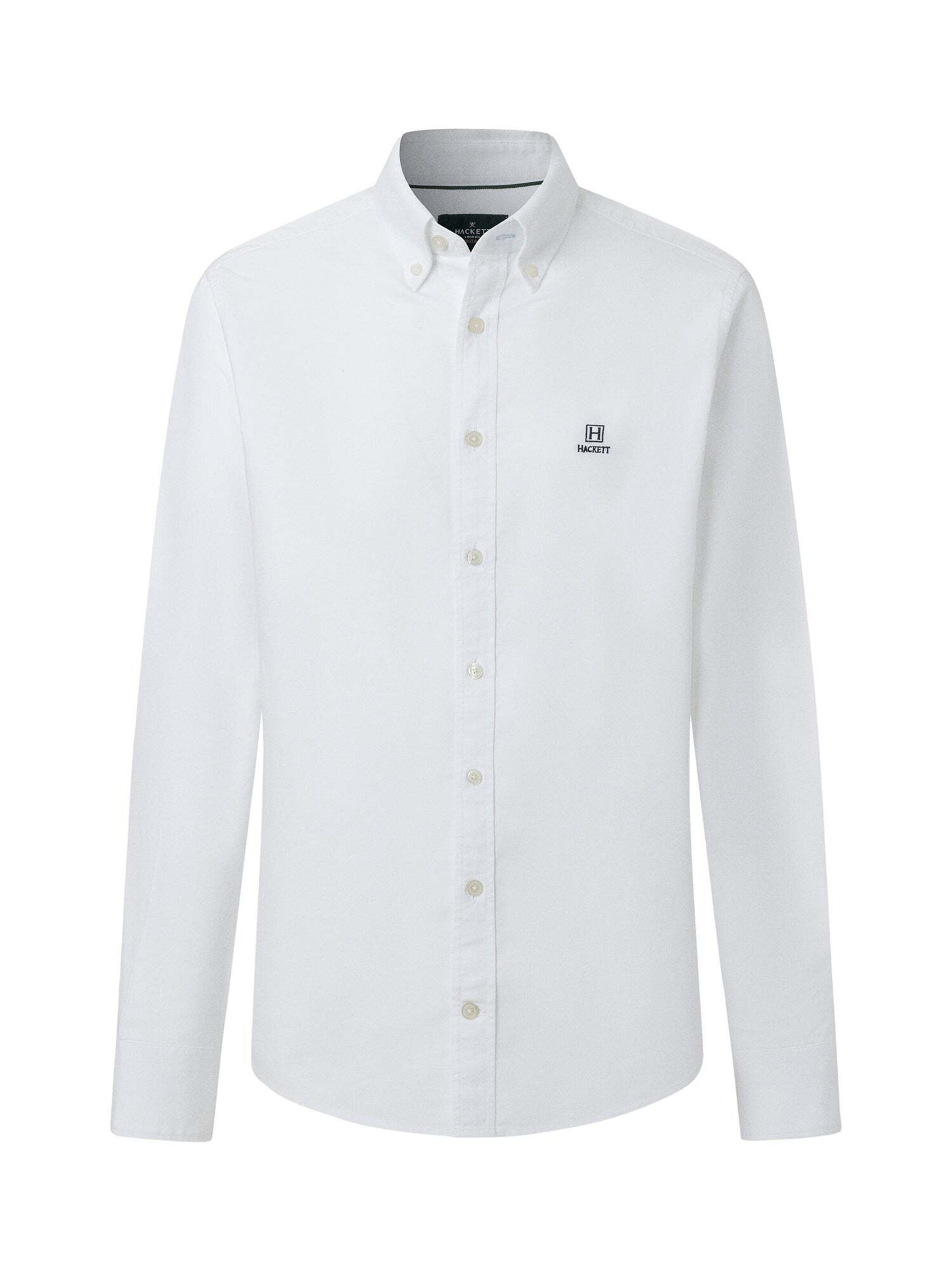 Chemise Hackett London en blanc : devant