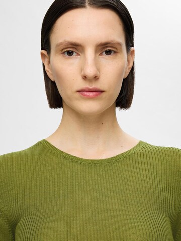 Pull-over 'SLFNaja' SELECTED FEMME en vert