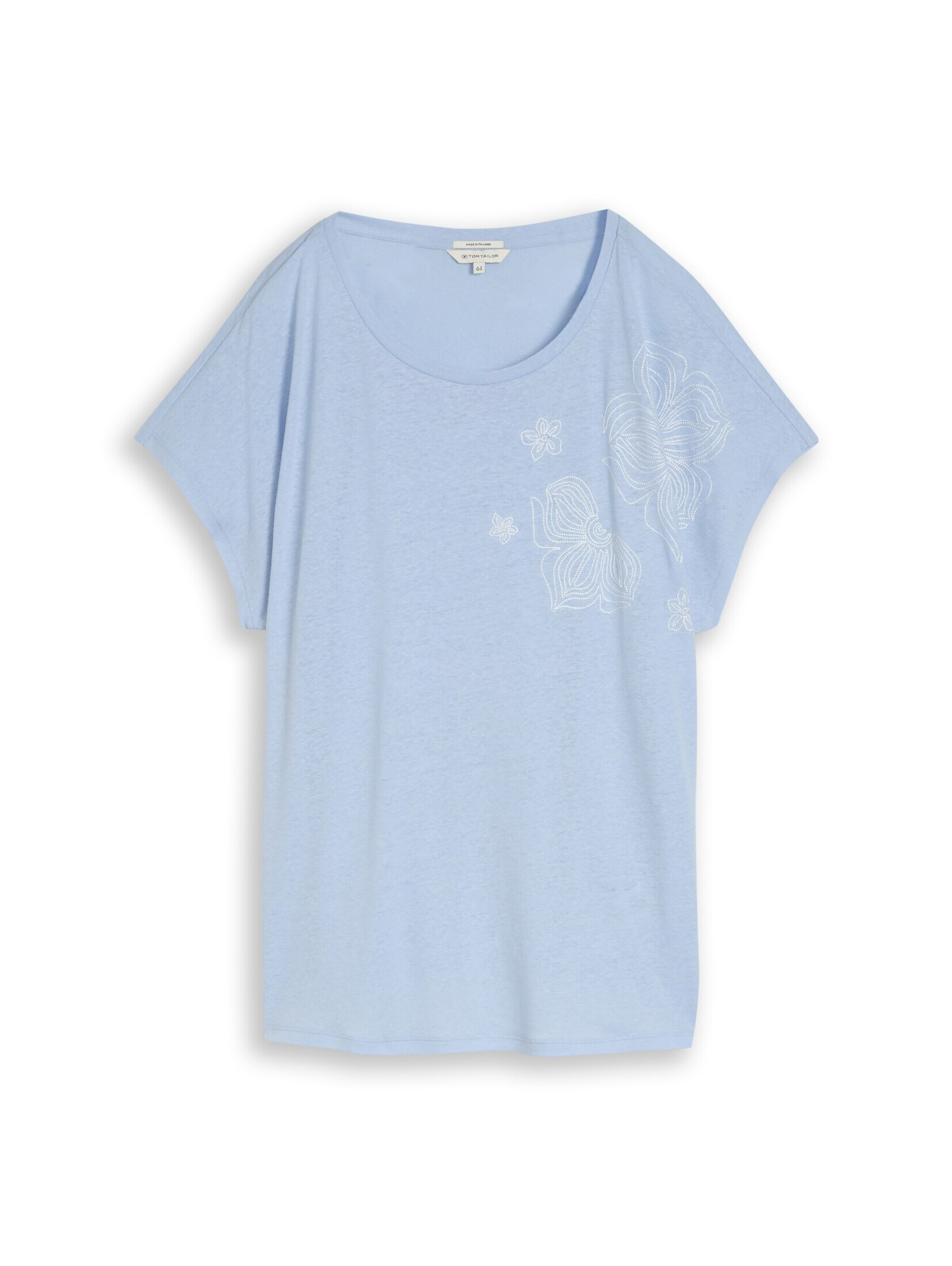 Tom Tailor Women + Shirt in XXXL in Light blue / White, Item view