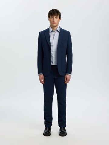 SELECTED Regular fit Button Up Shirt in Blue