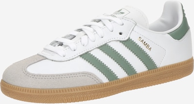 Sneaker 'Samba' ADIDAS ORIGINALS pe gri deschis / verde / alb, Vizualizare produs