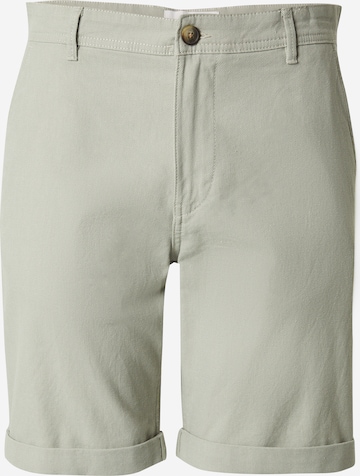 SELECTED Брюки-чинос 'SLHLUTON' в Зеленый: спереди