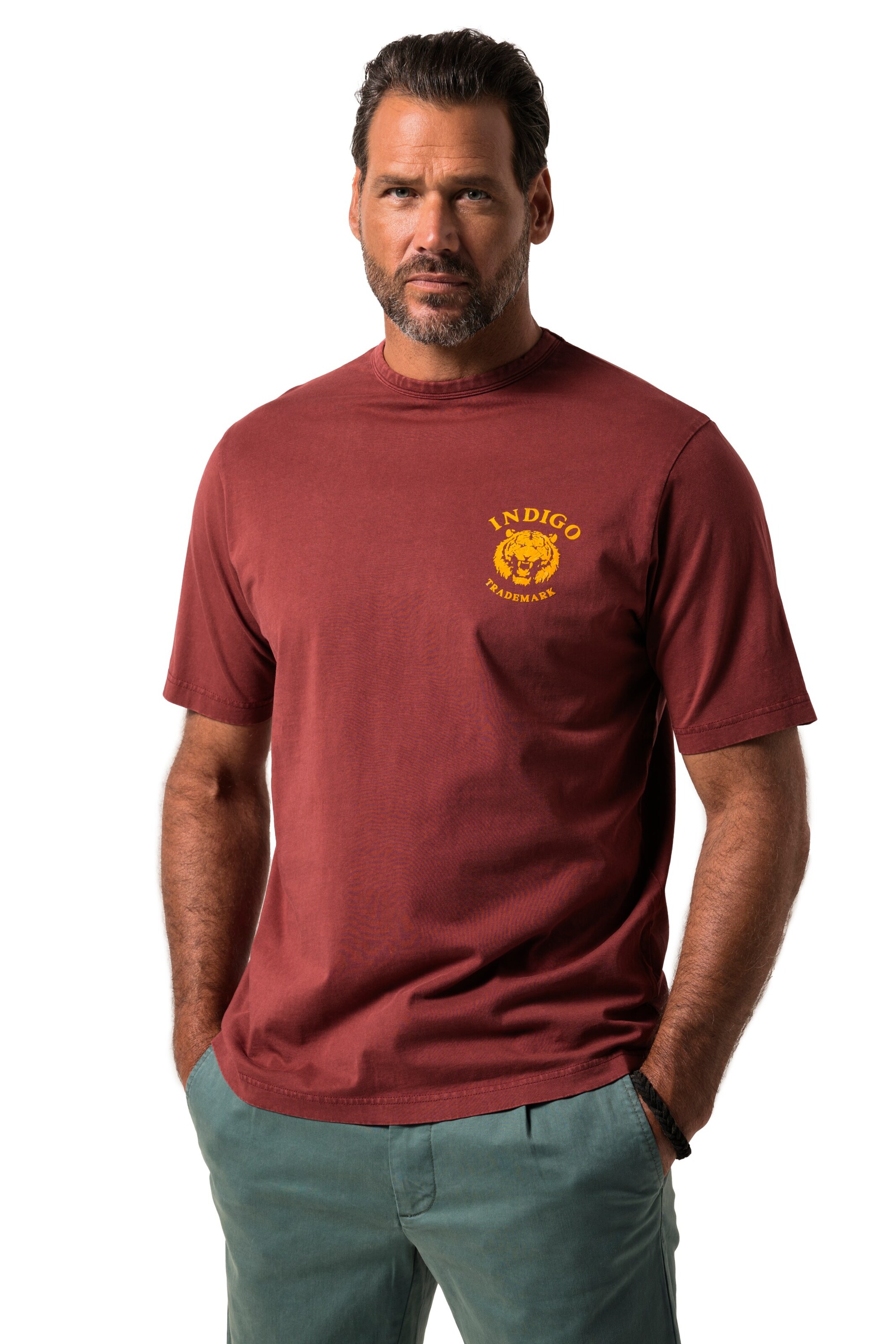 JP1880 Shirt in Brown: front