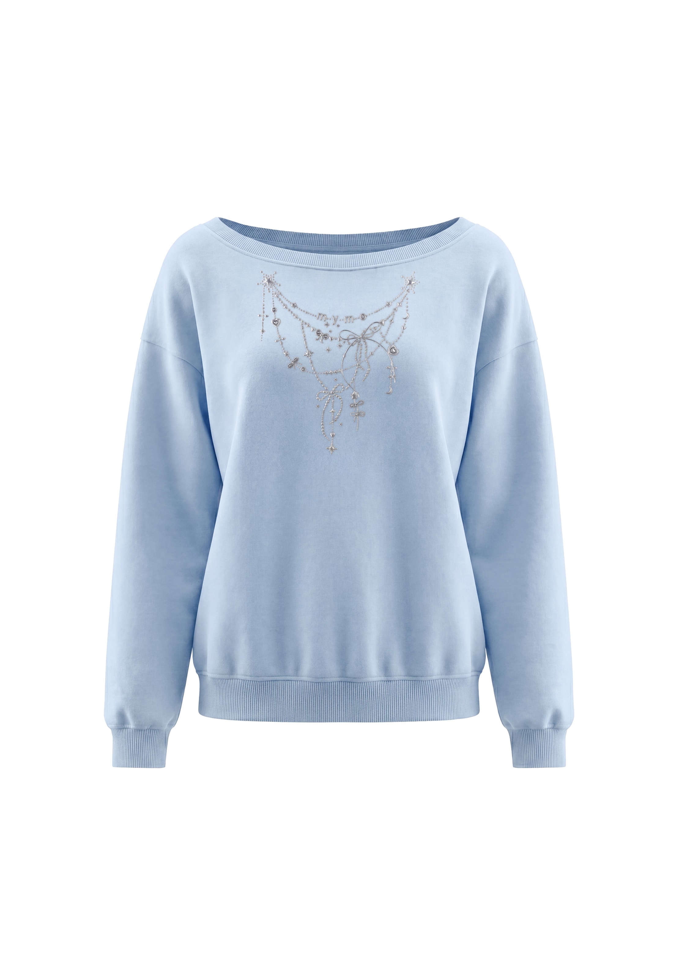 Sweat-shirt MYMO en bleu : devant
