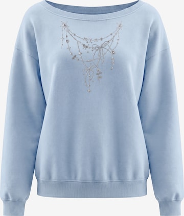 Sweat-shirt MYMO en bleu : devant