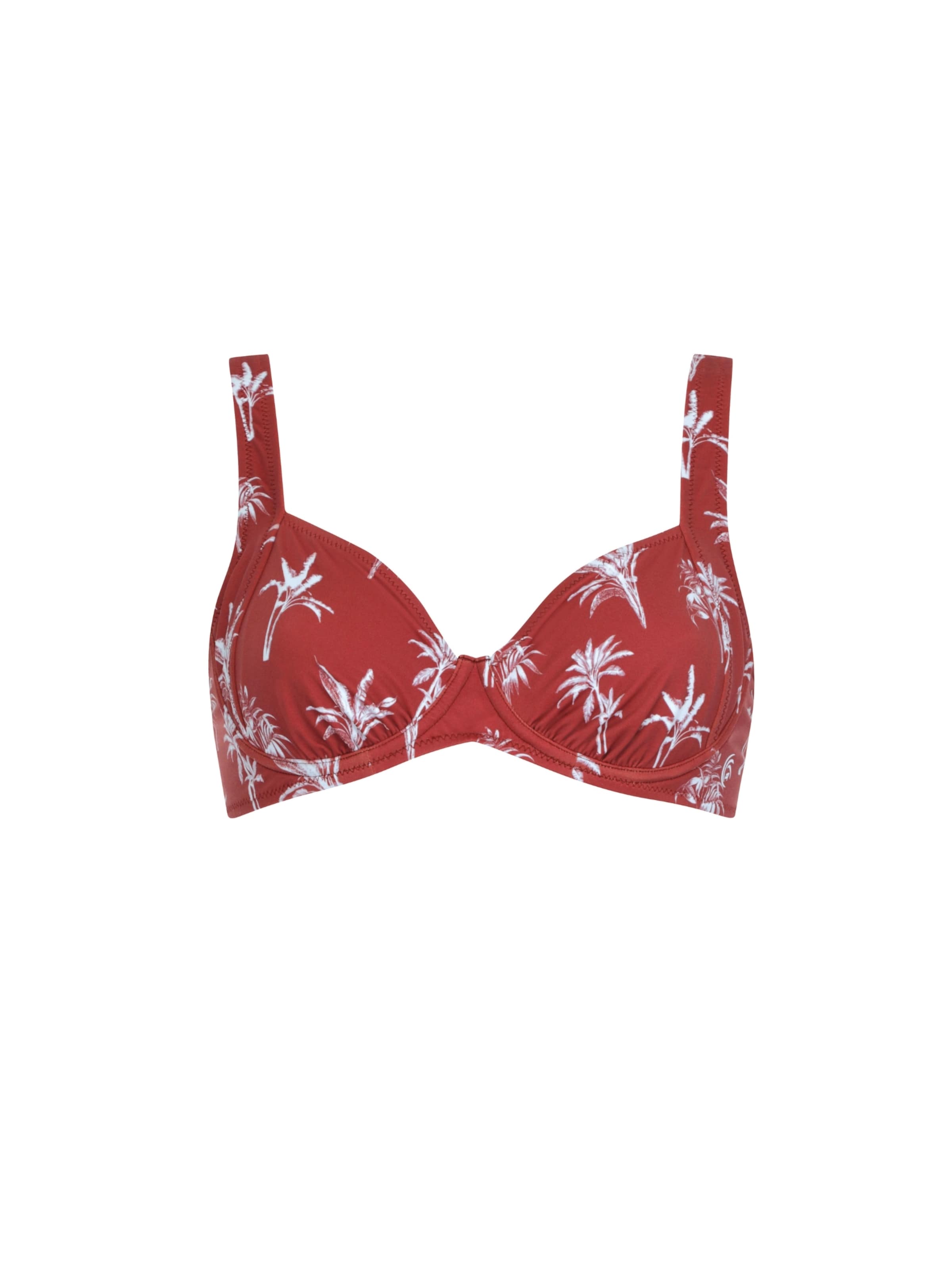 Hauts de bikini OLYMPIA en rouge : devant