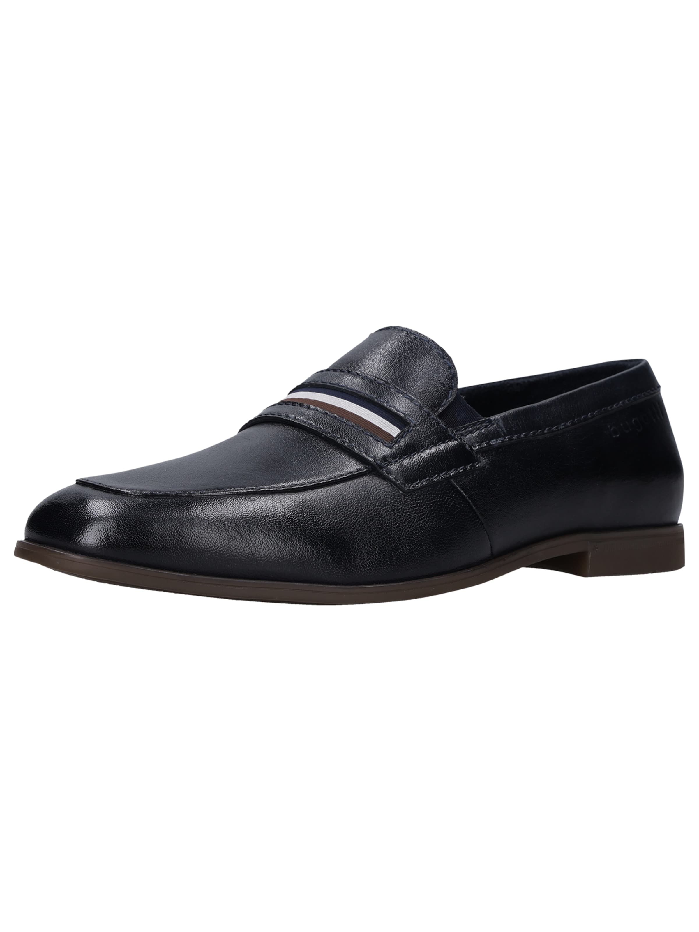 bugatti Classic Flats in Blue: front