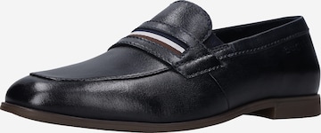 Slipper di bugatti in blu: frontale