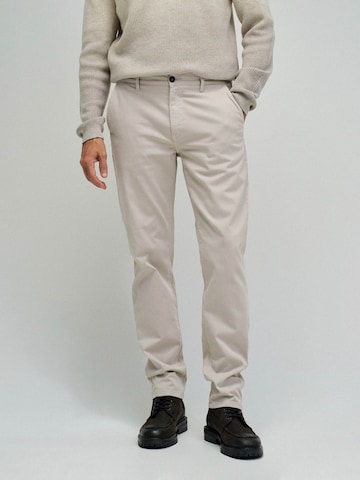Salsa Jeans Slim fit Chino trousers in Beige: front