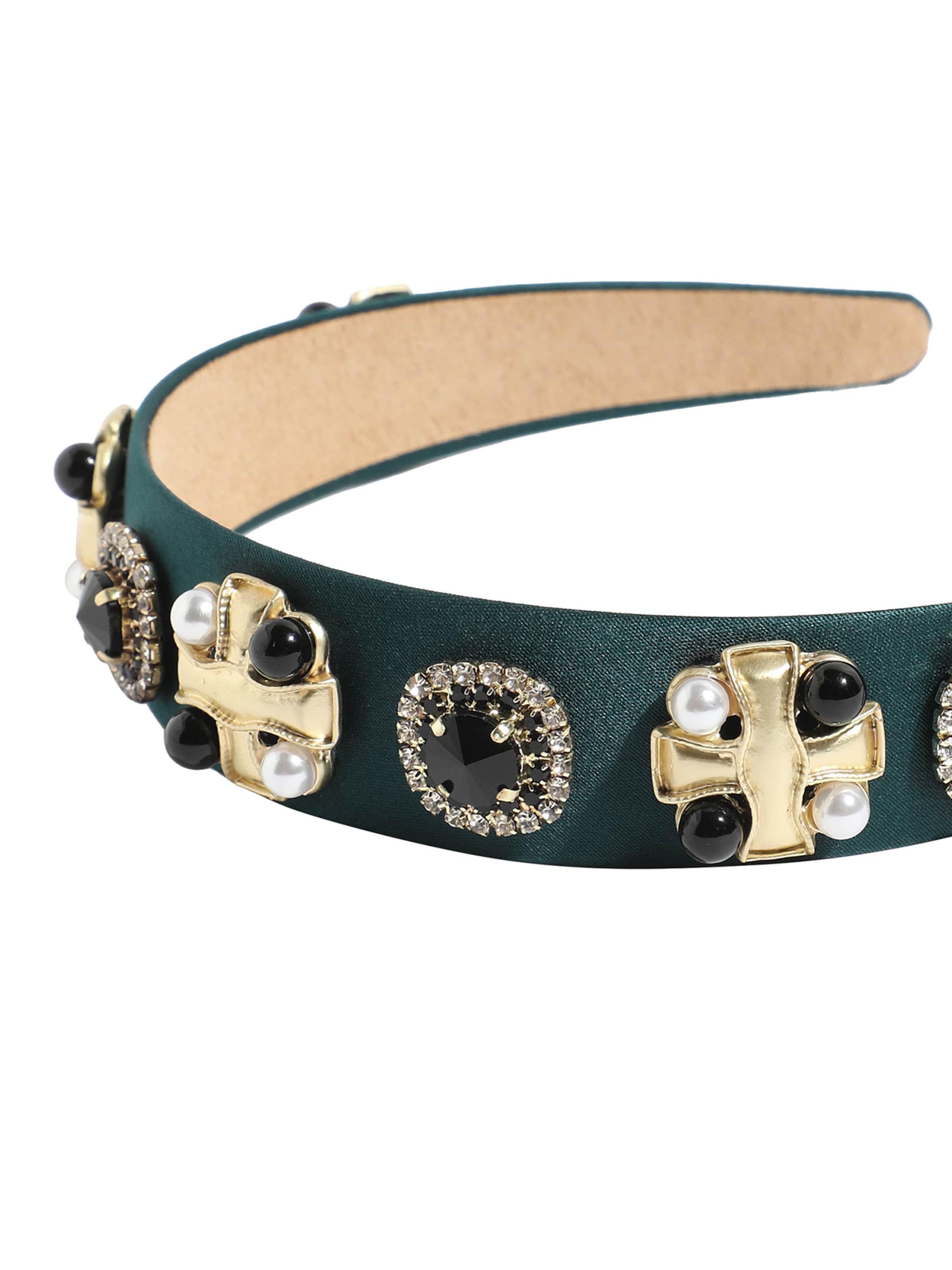 SOHI Šperky do vlasů 'Fareem' – zelená