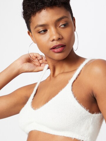 Missguided - Bustier Sujetador en blanco