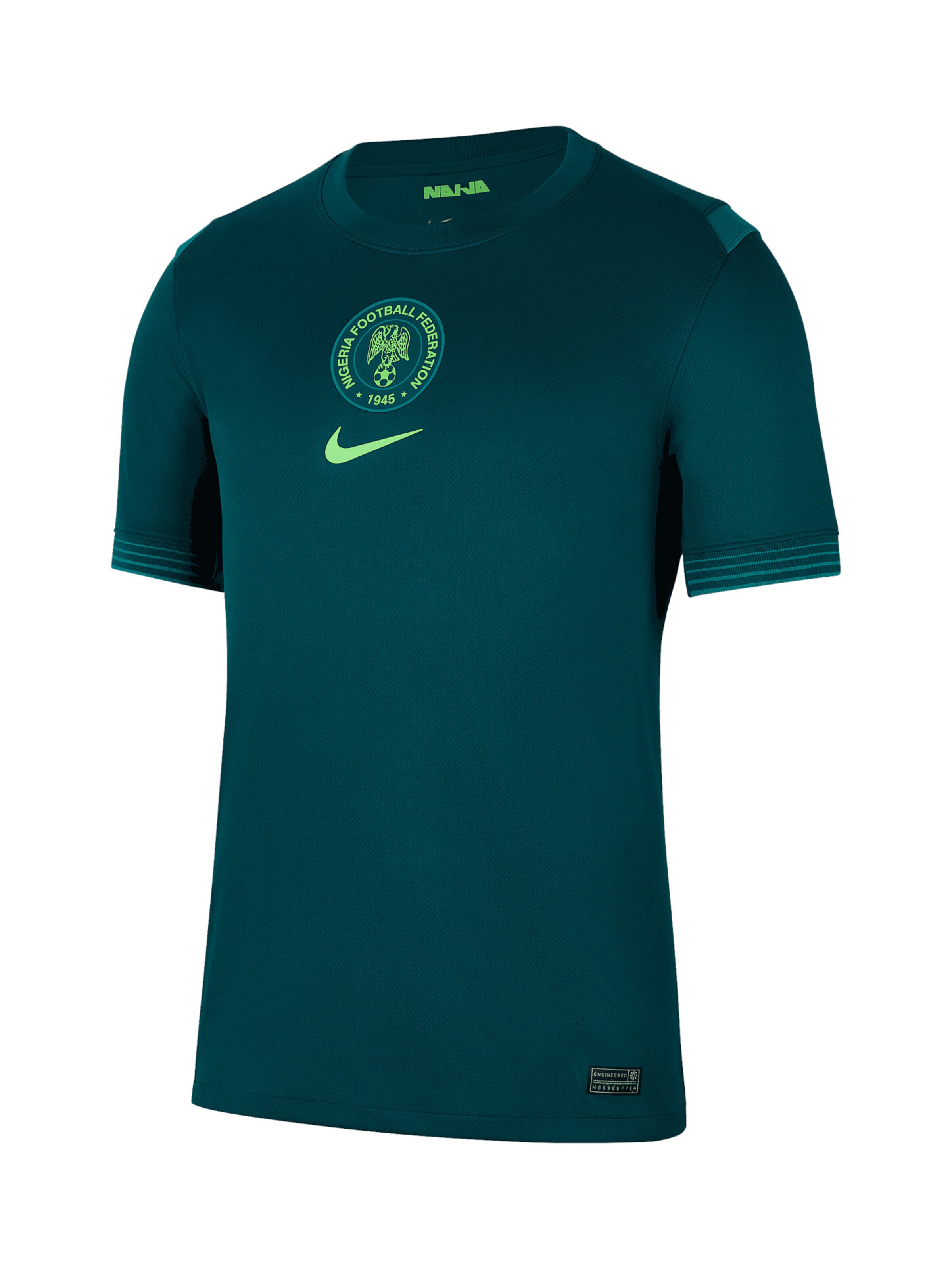 NIKE Trikot 'Nigeria 2025/2026' in Grün: Vorderseite