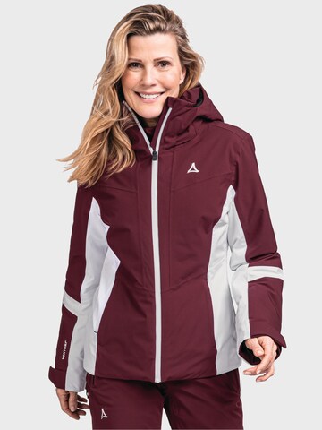 Veste outdoor 'Kanzelwand' Schöffel en rouge : devant