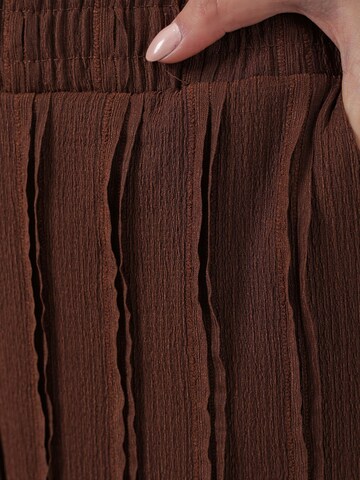 Bigdart Wide Leg Hose in Braun