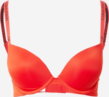 Soutien-gorge Calvin Klein Underwear en rouge : devant