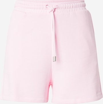 OH APRILregular Hlače - roza boja: prednji dio