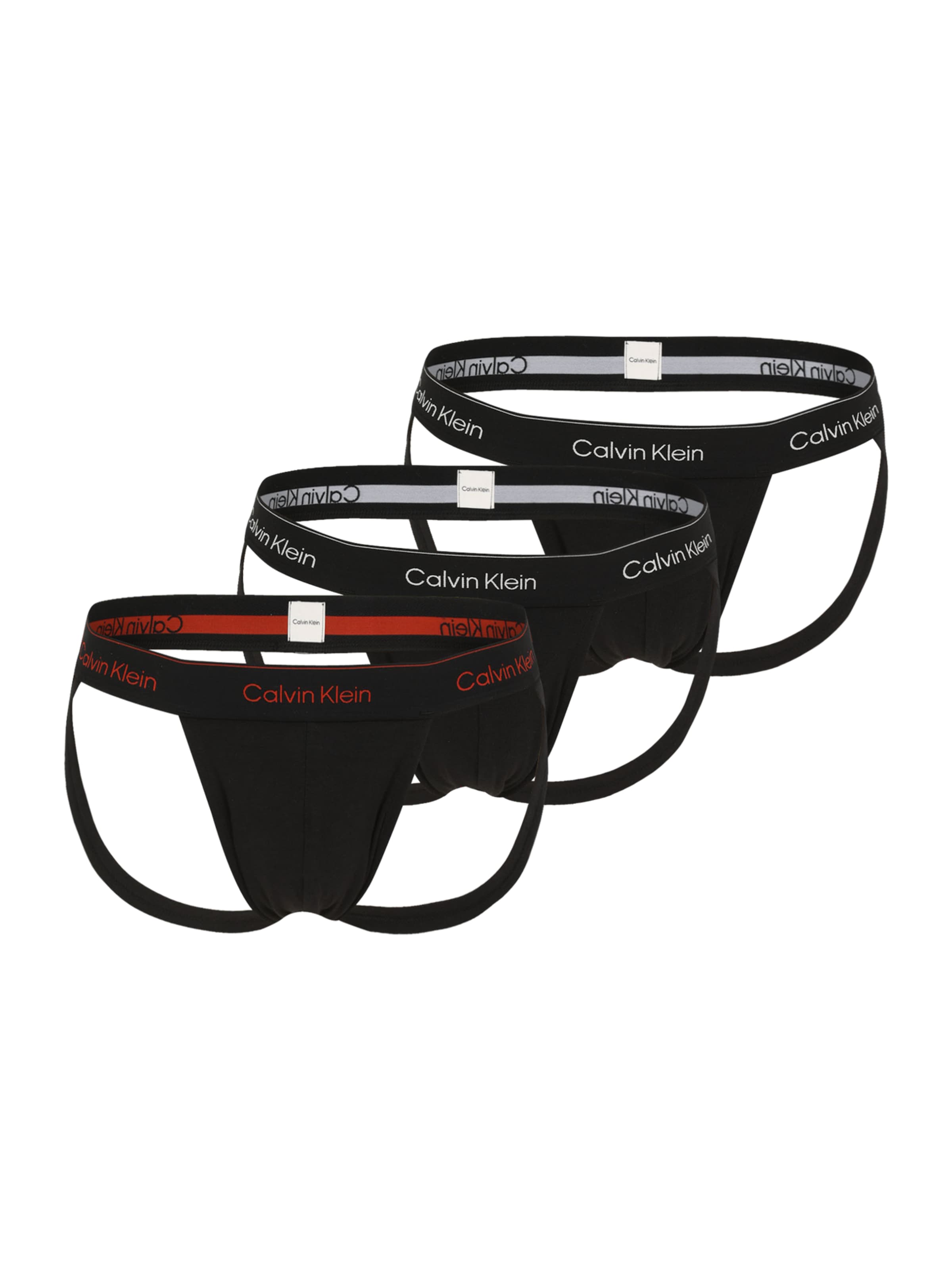 Calvin Klein Underwear - Braga en negro: frente