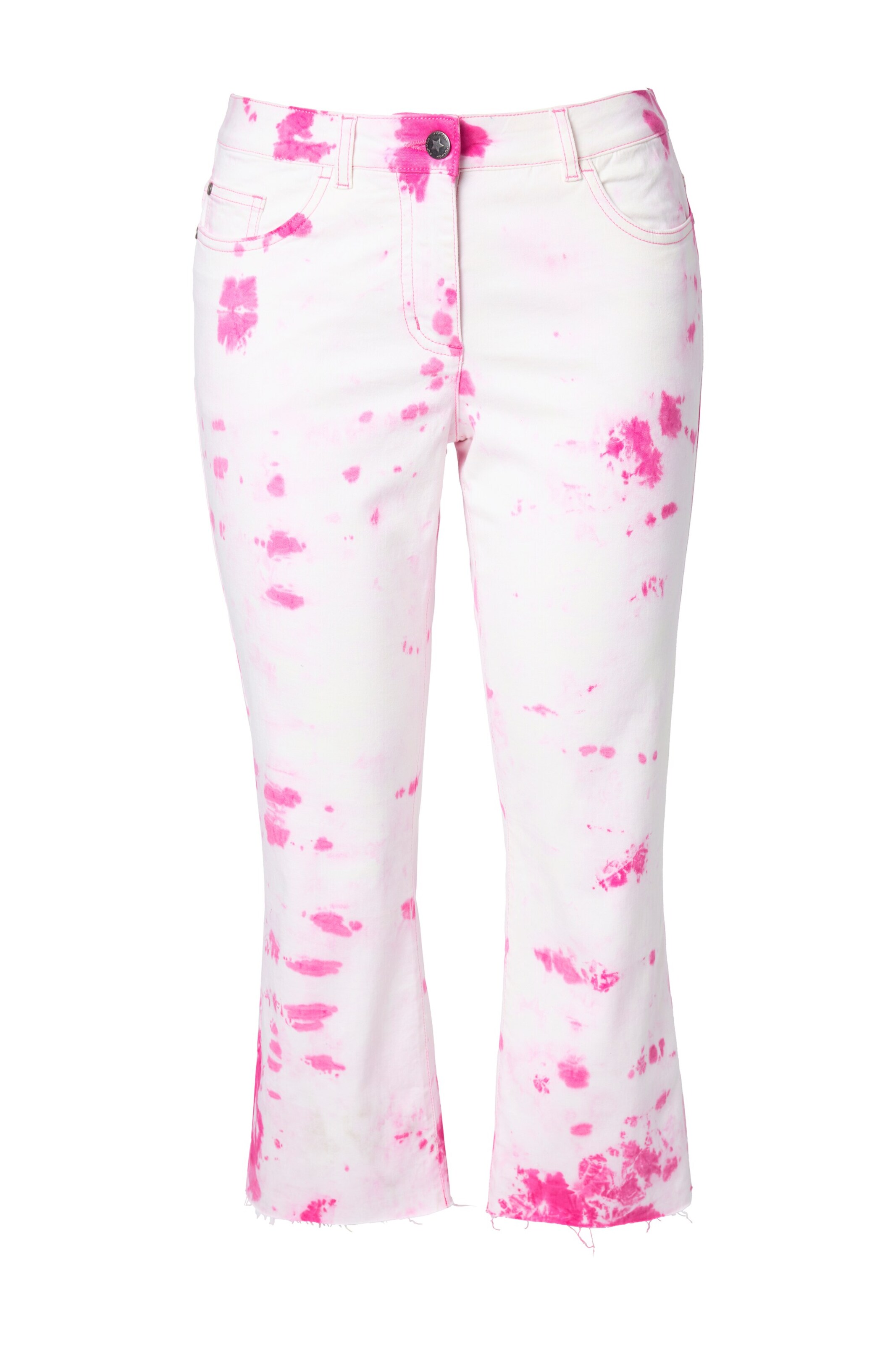 Angel of Style Bootcut Jeans in Roze: voorkant