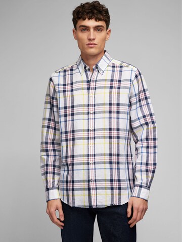 HECHTER PARIS Regular fit Overhemd in Blauw: voorkant
