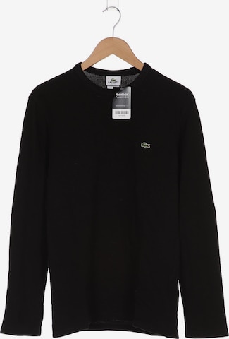 LACOSTE Sweatshirt & Zip-Up Hoodie in M in Black: front