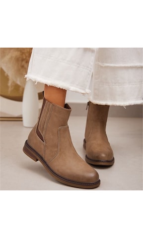 Ital-Design Stiefelette in Braun
