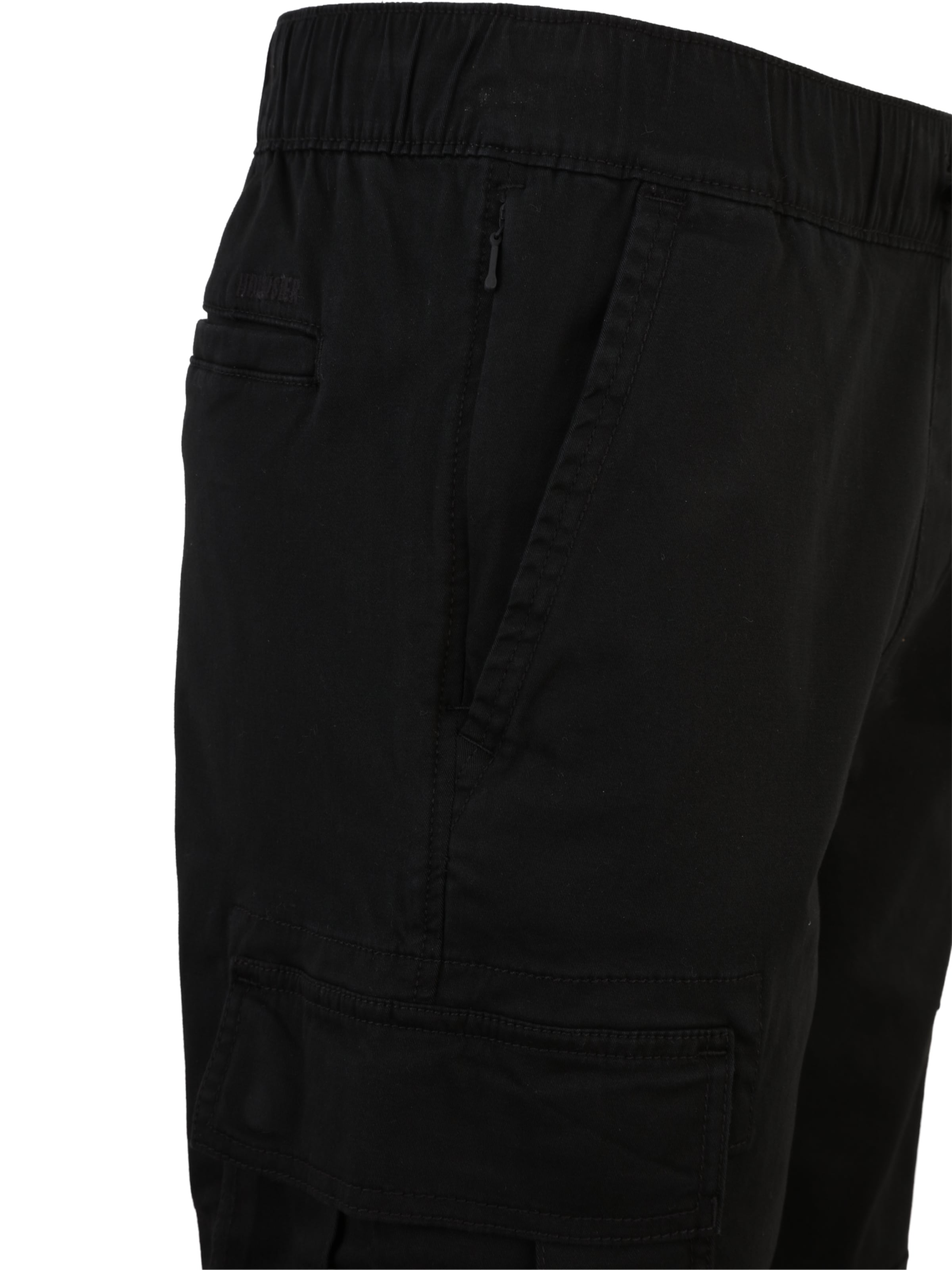 Effilé Pantalon cargo HOLLISTER en noir