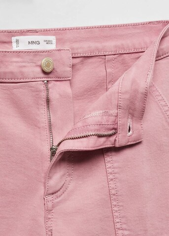 MANGO TEEN Wide leg Jeans 'Utility2' in Pink