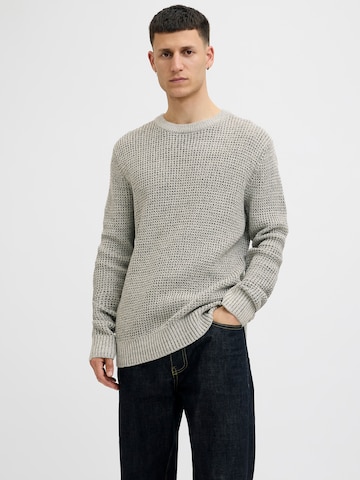 Pulover 'JJGLOBAL' de la JACK & JONES pe bej: față