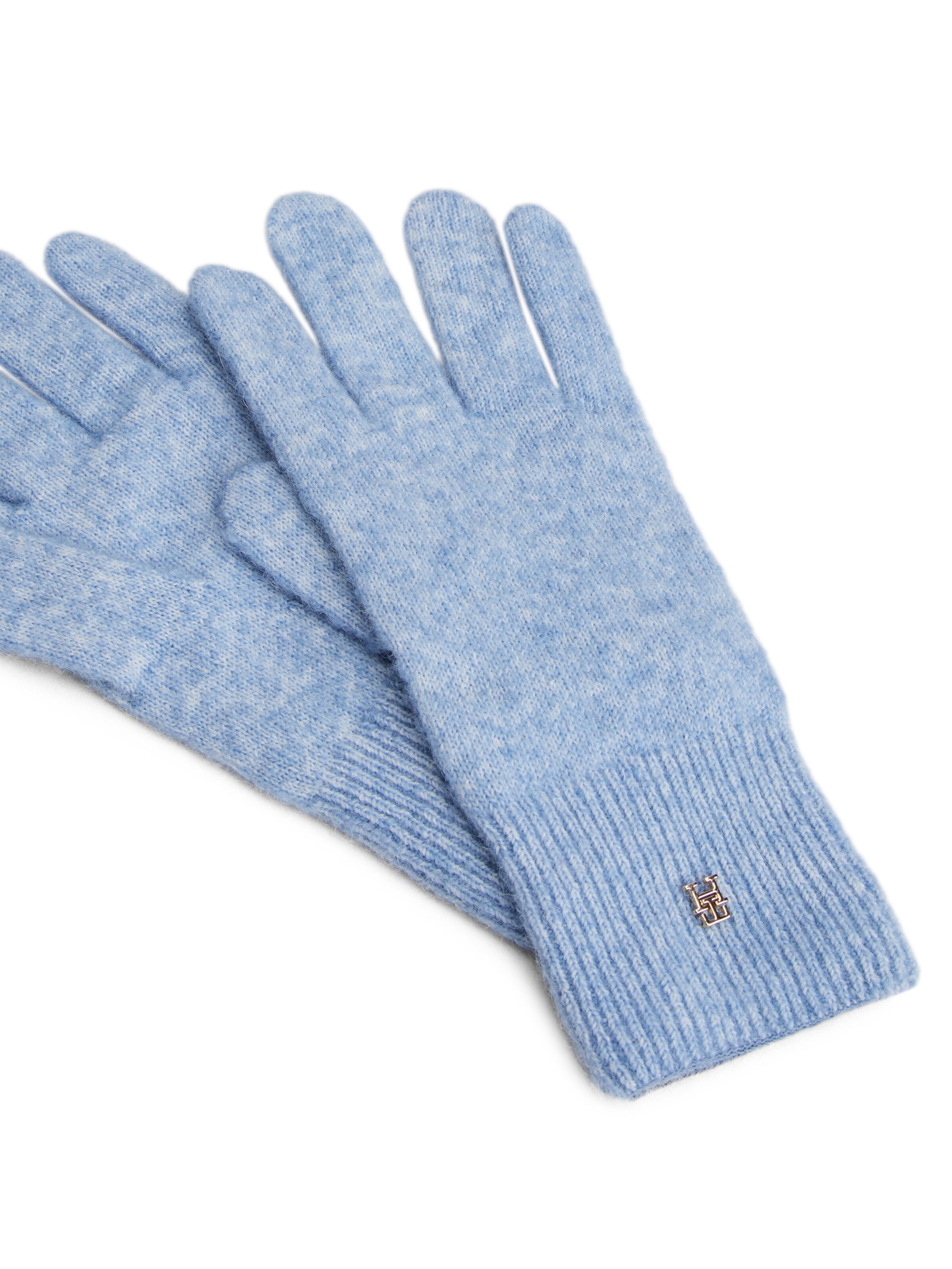 TOMMY HILFIGER Fingerhandschuhe 'Chic' in Blau