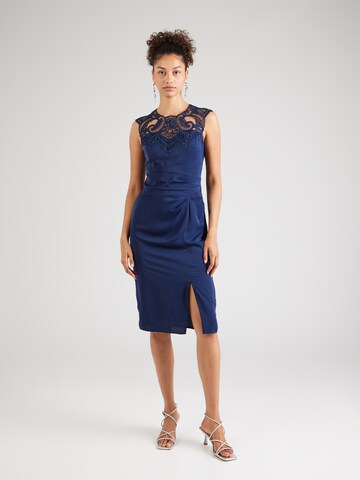 Abito da cocktail di Lipsy in blu: frontale