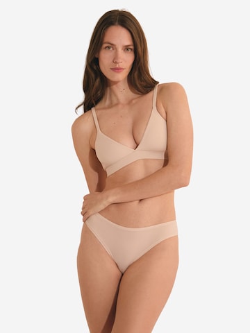Triangolo Reggiseno 'Pure Soft' di ETAM in beige
