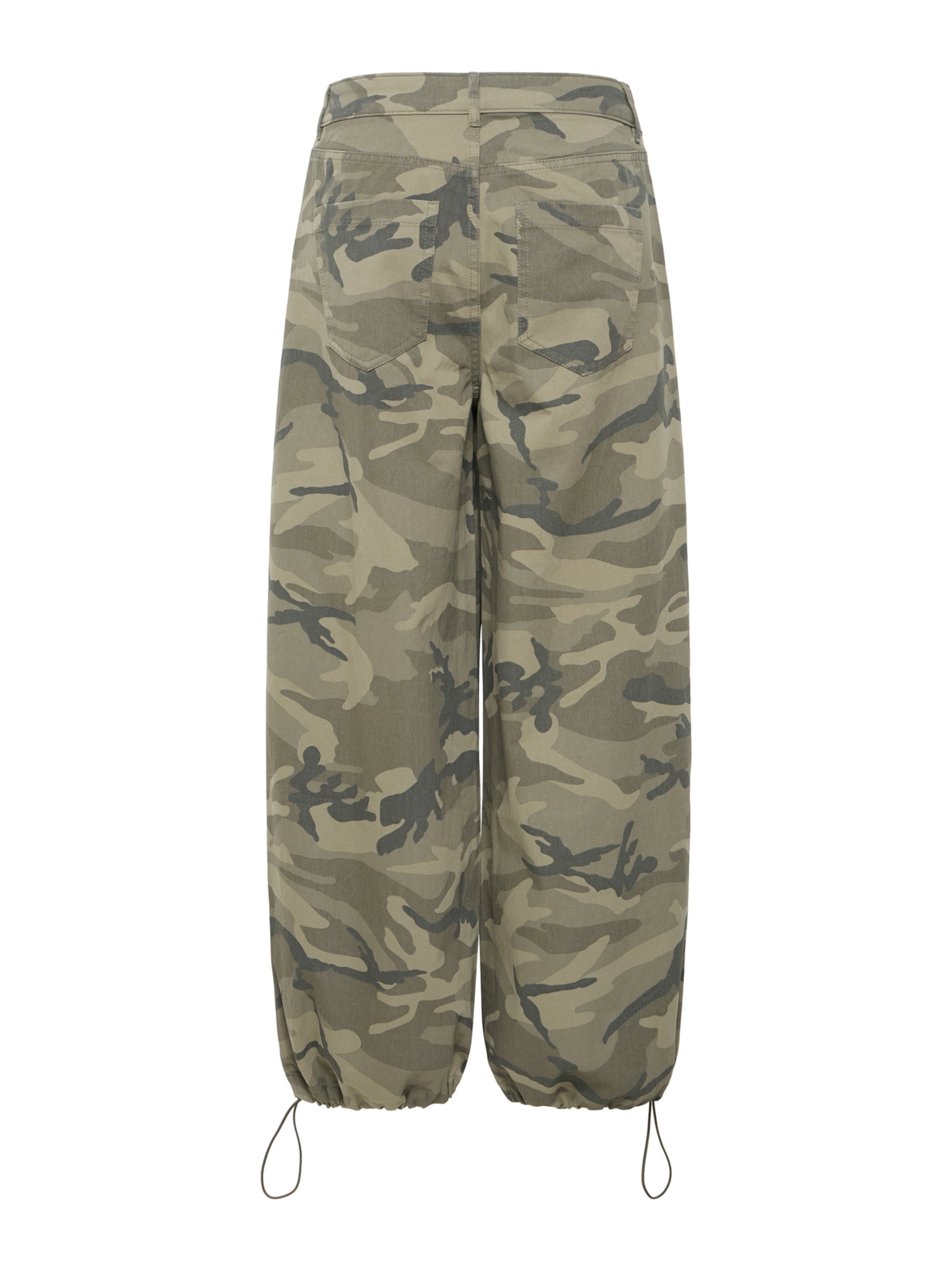 ICHI - Pierna ancha Pantalón 'IHXCARMOCA' en verde