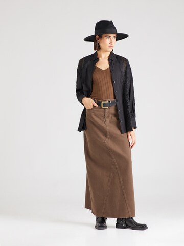 Envii Skirt 'Duck' in Brown