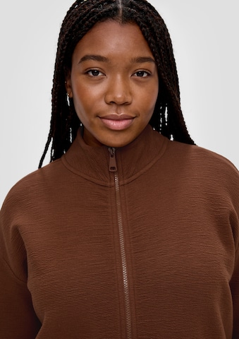 TRIANGLE Knit cardigan in Brown