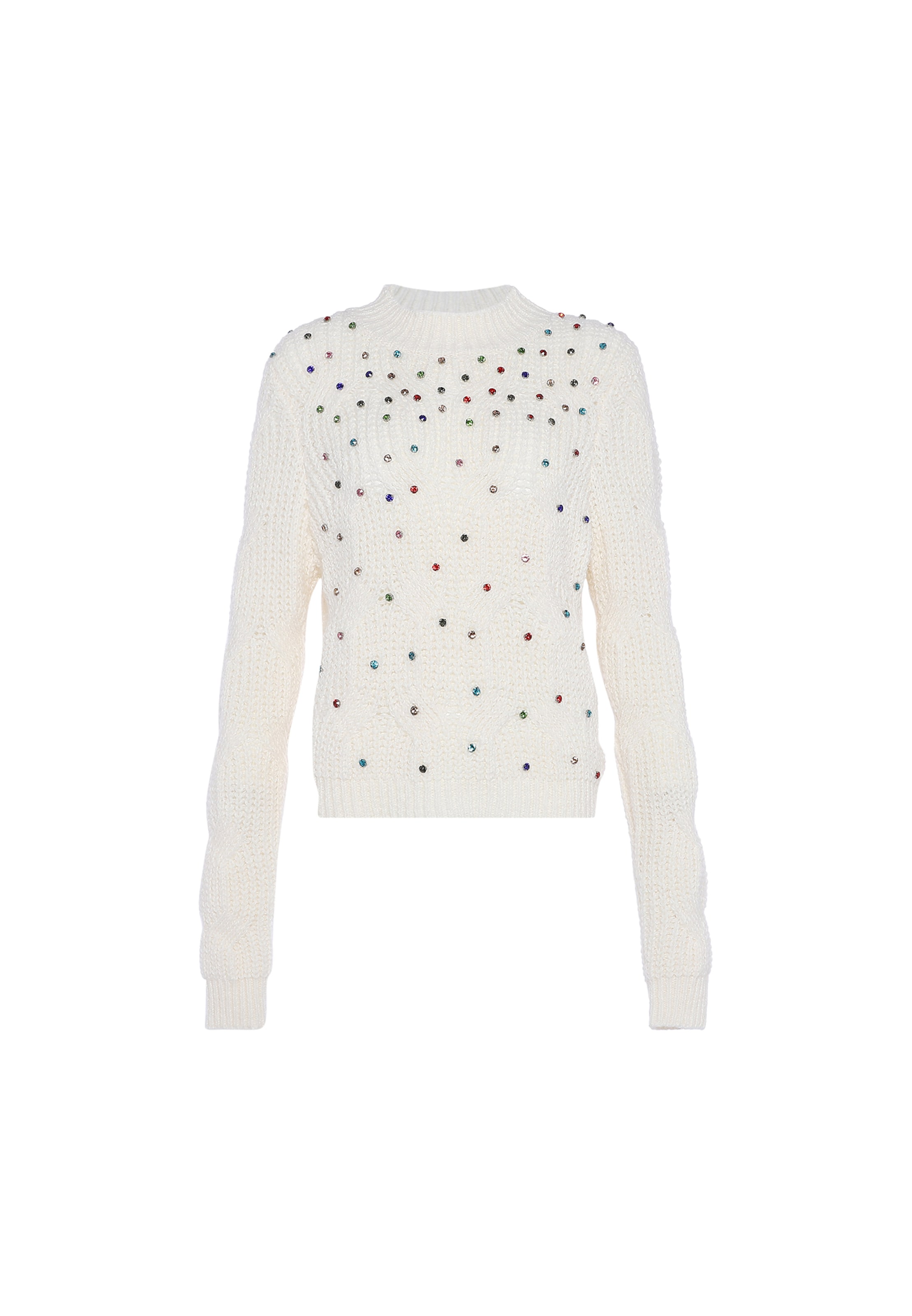 faina Sweater in White: front