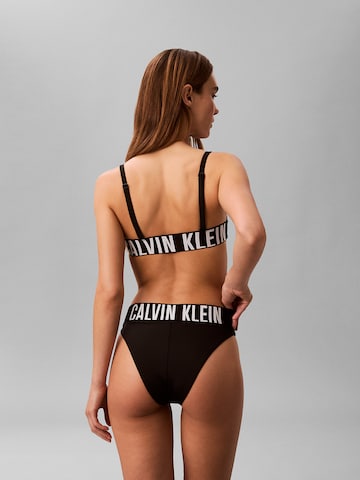 Bustier Hauts de bikini 'Intense Power' Calvin Klein Swimwear en noir