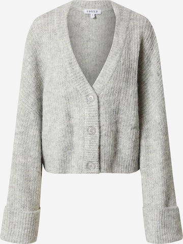 EDITED Knit Cardigan 'Violetta' in Grey: front
