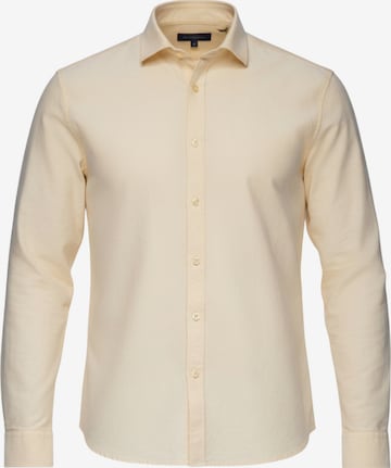 Coupe regular Chemise business Ombre en jaune : devant