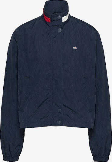 Tommy Jeans Prijelazna jakna 'Essential' u morsko plava / crvena / bijela, Pregled proizvoda